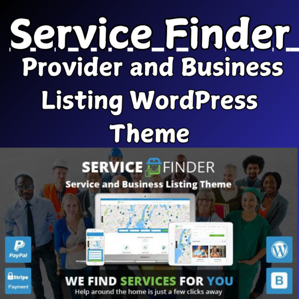 Service Finder – Provider and Business Listing WordPress Theme